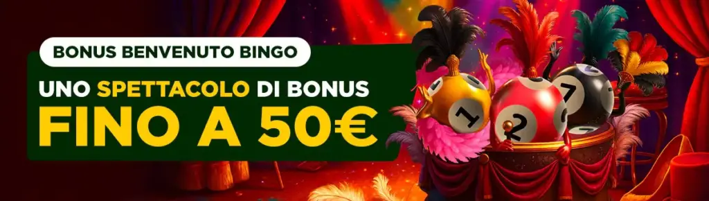 GoldBet - Bonus Benvenuto Bingo fino a 50€