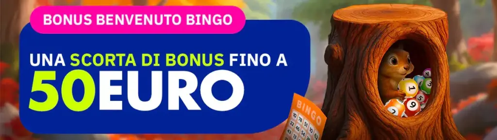 Lottomatica - Bonus Benvenuto Bingo fino a 50€
